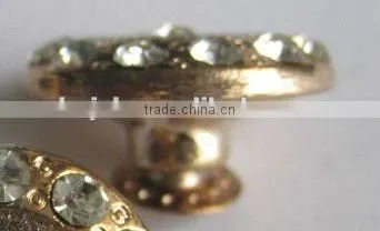 AA rhinestone metal button for jeans