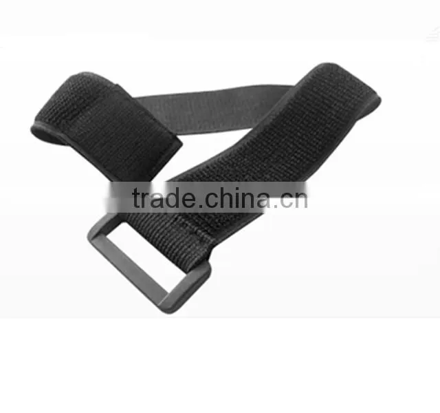 Elastic hook and loop belt strap for medical sport furniture and packaging