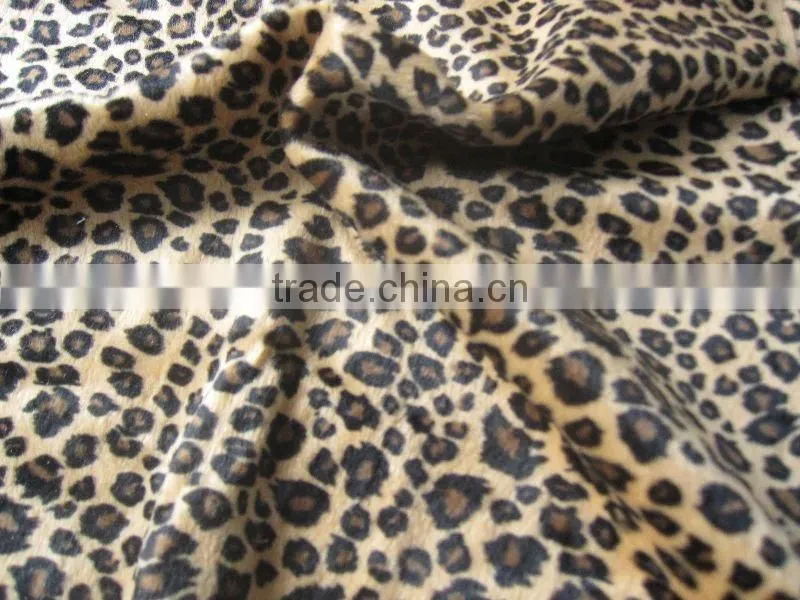 100% Polyester Printed velboa fabric JL-54