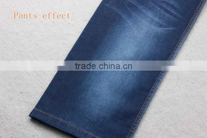 High quality best price cotton polyester stretch slub bull denim fabric for girls' jeans and shorts