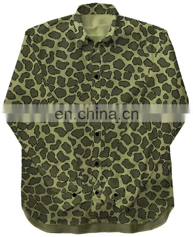 2015 latest Italy design pattern 100%cotton printed fabric for shirt