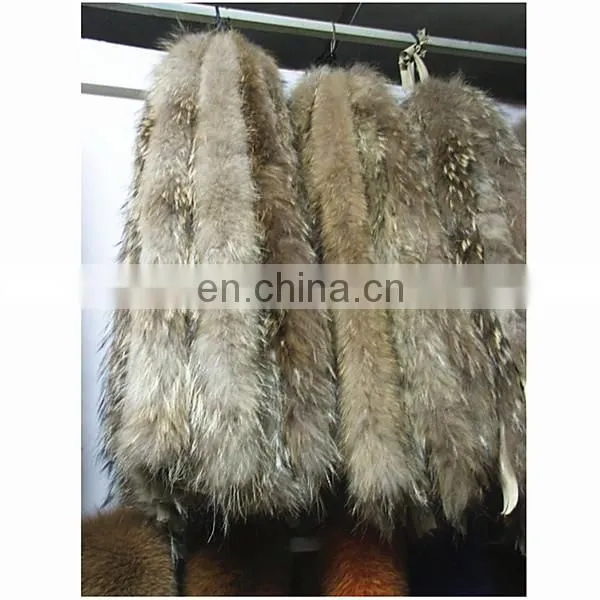 Natural Raccoon Fur strips