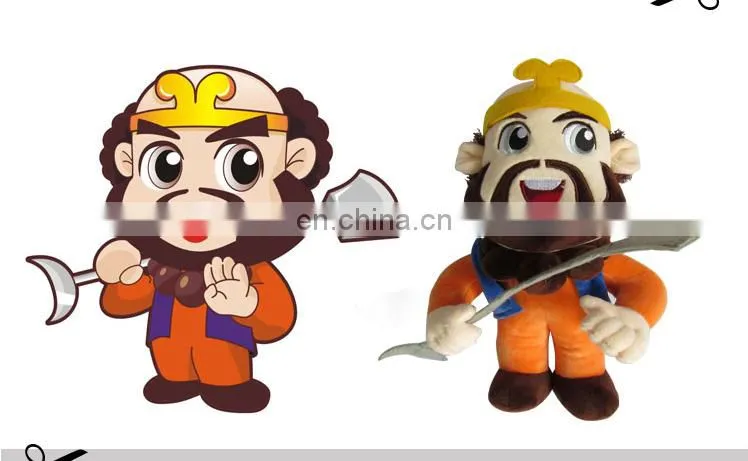 Best quality custom logo printed donkey custom plush toys