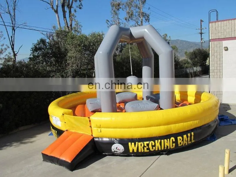 Outdoor hot Interactive game inflatable Wrecking Ball