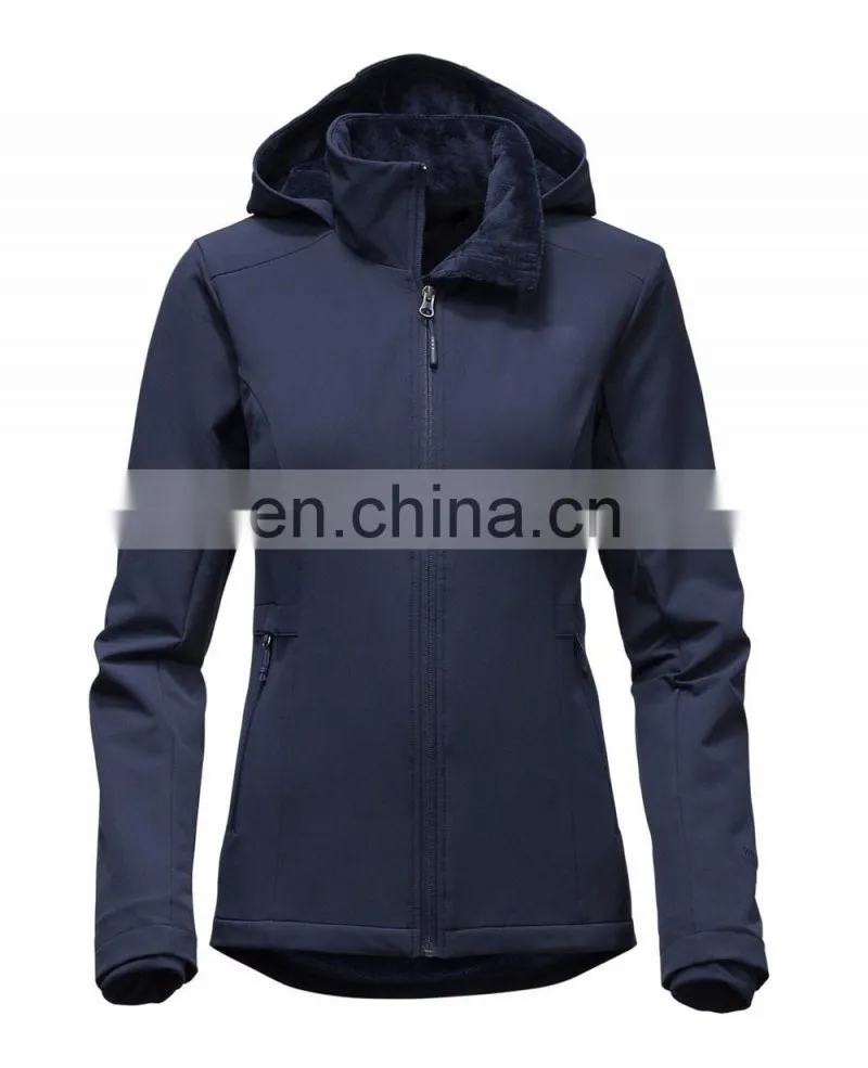oem 2016 new design black zip up 100% polyester man softshell jacket