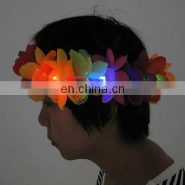 Festival led garland glovion led lighted flower garland wedding flower garland