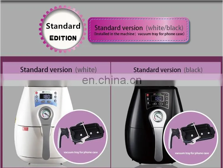 Digital Vacuum Heat Transfer 3D Sublimation Press Machine