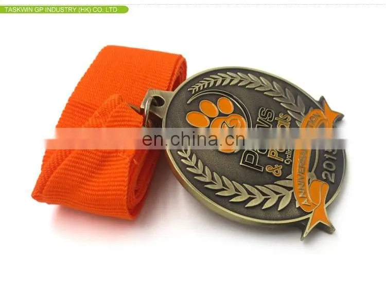 New design custom metal craft , sports metal medal , custom cycling tour medal ribbons