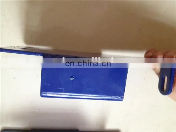 Steel blue finished fence fitting two way lockable gate latch
