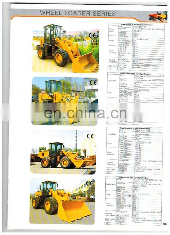 ZL30 large wheel loader electric motor 220v wheel loader spare parts