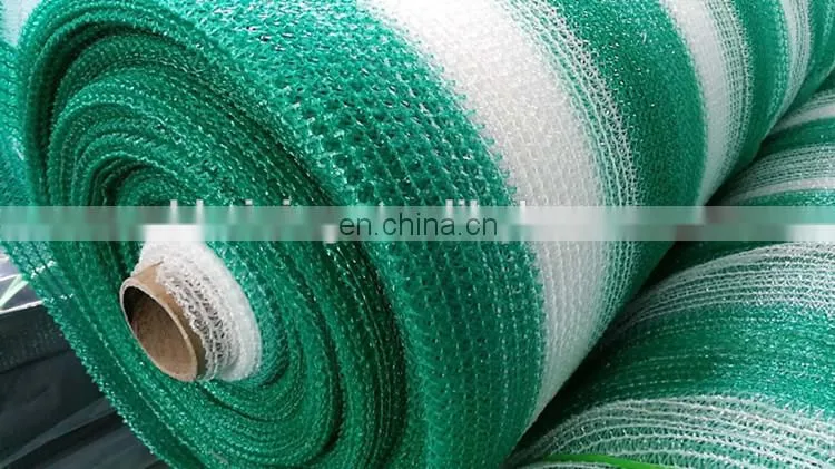 Tan white color stripe Balcony shade net roll