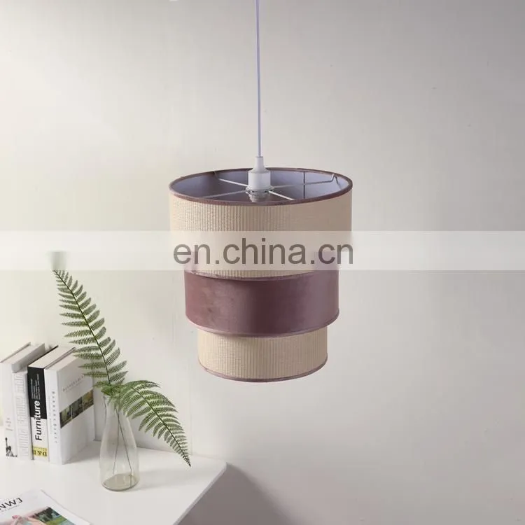 Nordic style living room decoration hanging indoor pink pendant lamps for home decor