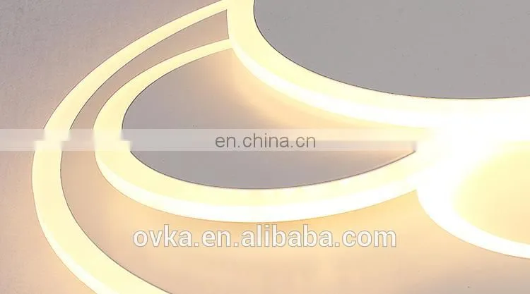 Simple round ultra thin acrylic indoor led ceiling light