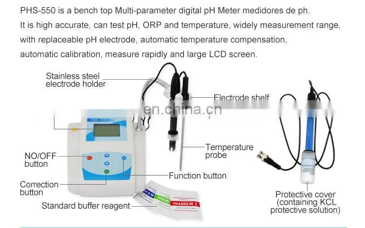 Orp Electrode Digital Ph Meter Price Ph Water Tester