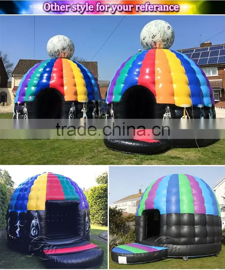 inflatale disco dome high quality inflatable disco dome bouncy castle jumping castle