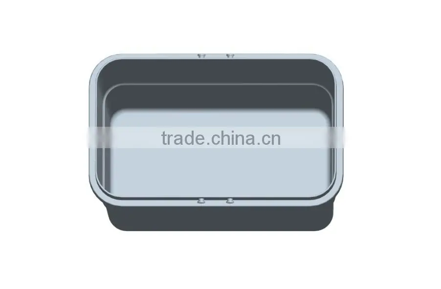8L plastic trash can with lid and handle, waste bin, garbage can