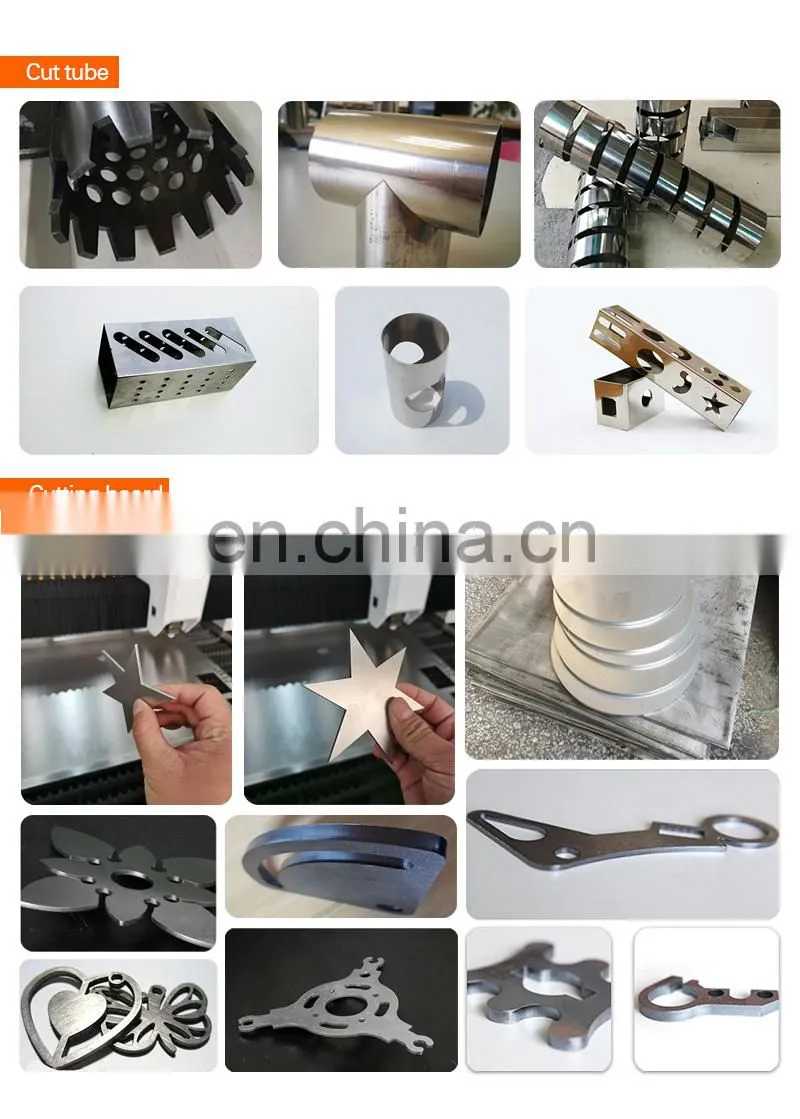 Multifunctional plate and tube CNC Fiber Laser Cutting Machine 1000W