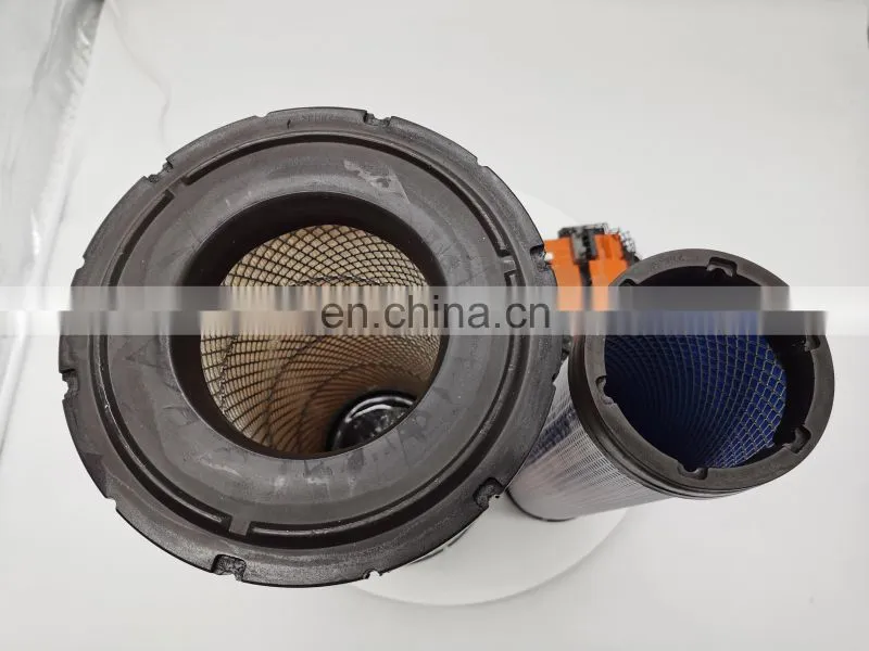 High quality excavator air filter 600-185-3110+600-185-3120 AF25492+AF25491 FOR PC210-6 PC200-7 PC210-7
