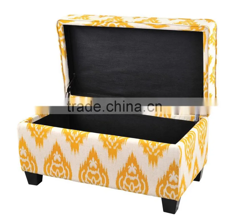 WorkWell mordern design rectangular storage ottoman KW-OT08