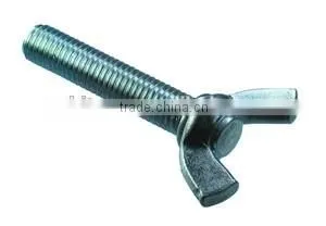 China custom metal stainless steel butterfly wing nuts bolt screw