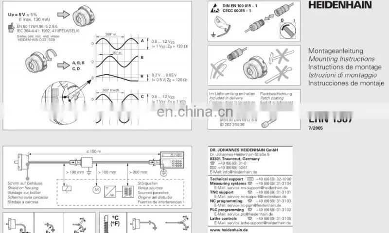 elevator encoder sensor ERN1387 incremental encoder