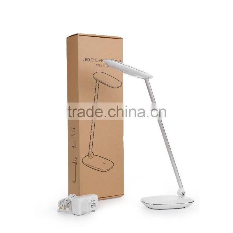 Foldable LED table lamp 13W 120lm side-lit lighting in big area