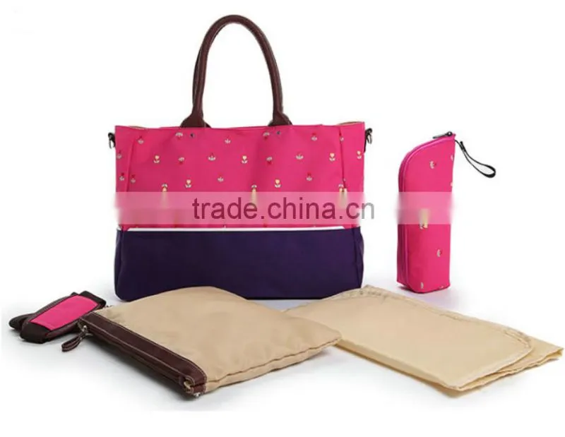2015 new design wholesale baby diaper Mummy bag
