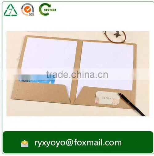a4 customized company paper folding manual file folder