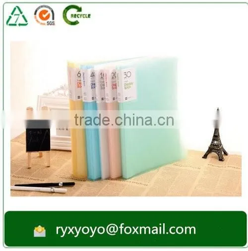 10 pockets a4 display book pp clear file folder