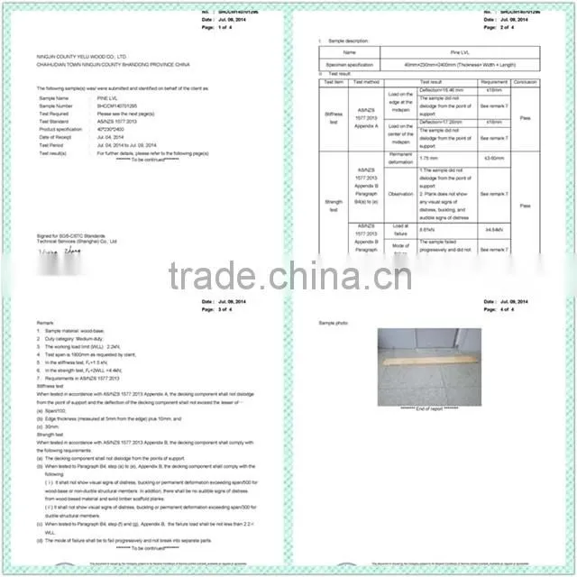 poplar lvl for packing/E1 E2/high quality poplar lvl and poplar lvb for Malaysia