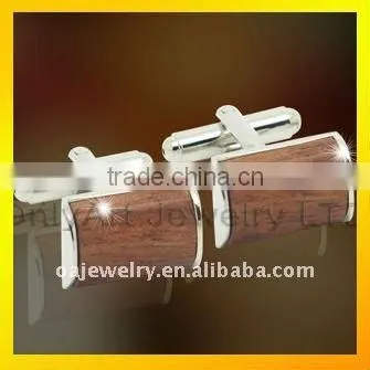 new fashion leather set metal cufflinks ,fashion jewelry