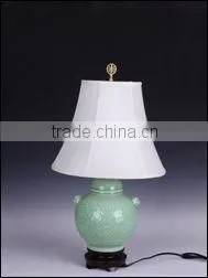Chinese Longquan Celadon Style Ceramic Lamp