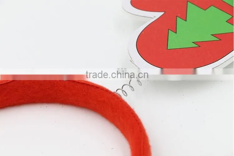 Wooden Gloves Christmas Headband Party Hair Accessorie