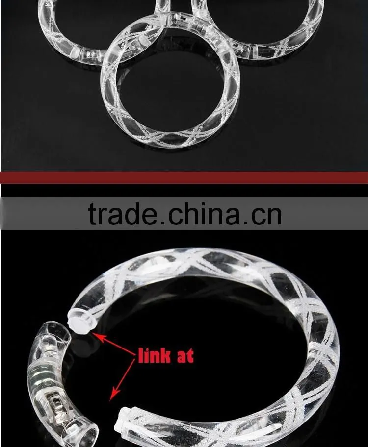 Flash Toy Multi Color Flash Light Led Acrylic Bracelet Led Foam Baton Glow Stick For Wedding Party Concert Props