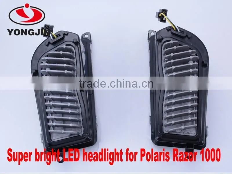 Best price LED Headlight for 2014 Polaries RZR XP 4 1000 EPS ATV UTV parts