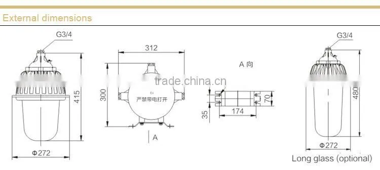 BFC8130 Infield explosion-proof light