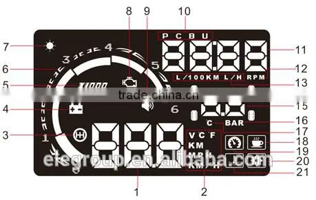 Universal HUD Vehicle-Mounted Head up system Head up display