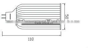 2 pin A5-MR16 type 9W led spot light