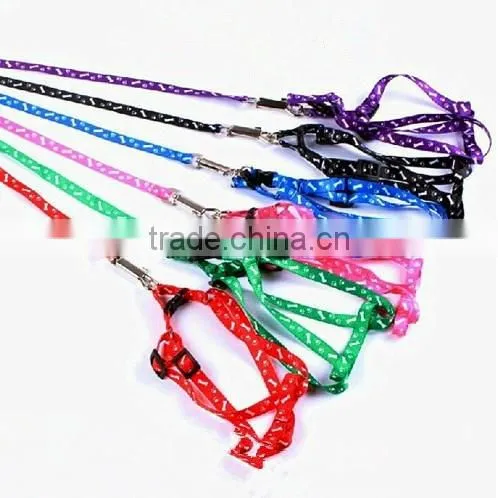 1.5 printing thoracic dorsal traction rope dog cat pet chest straps harness leash