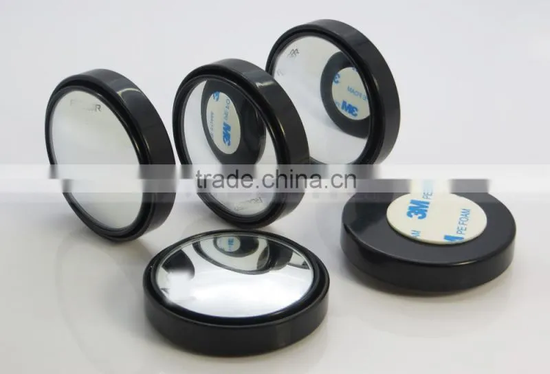 3R-035 Auto Car Rearview Round Blind Spot Mirror Wide Angle Lens 360 Degrees Adjustable Mirror
