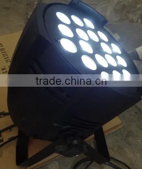Stage led wall wash par 18 x 10w Led Par Can Light RGBW 4 In 1 DJ Lighting