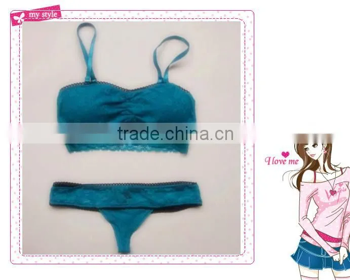 Fashion Strapless Bra W/ Thong Set