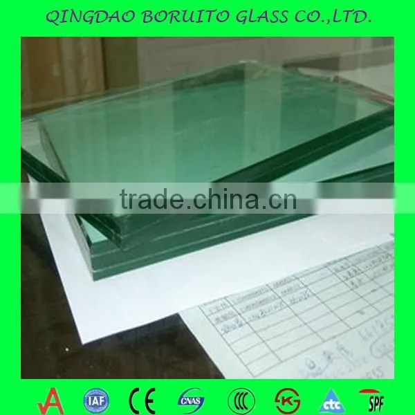 Good Quality 6mm-12mm Tempered Laminated Glass For Commercial Glass