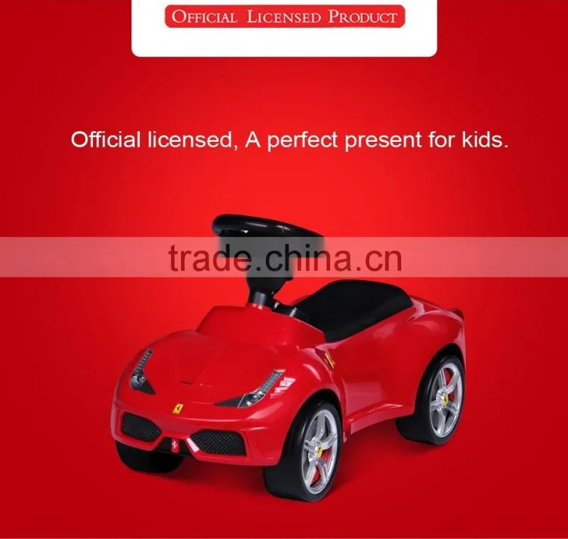 Rastar toy shopping Ferrari licensed ride on car baby walker toy car