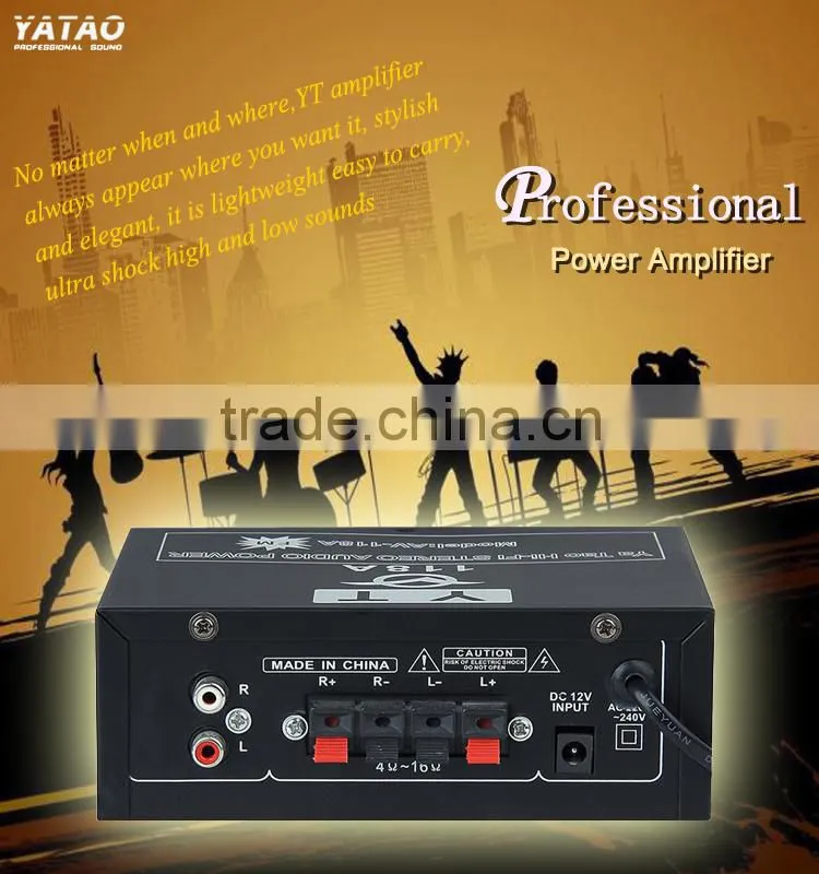 car hi-fi stereo amplifier YT-118A with CD/VCD/DVD