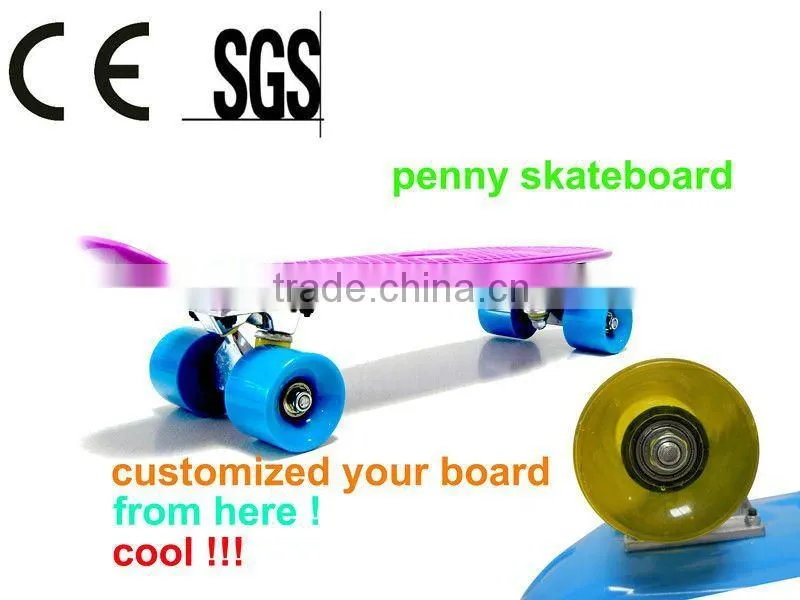 Landergo CE SGS Approved Replica Plastic Skateboard With Original Design