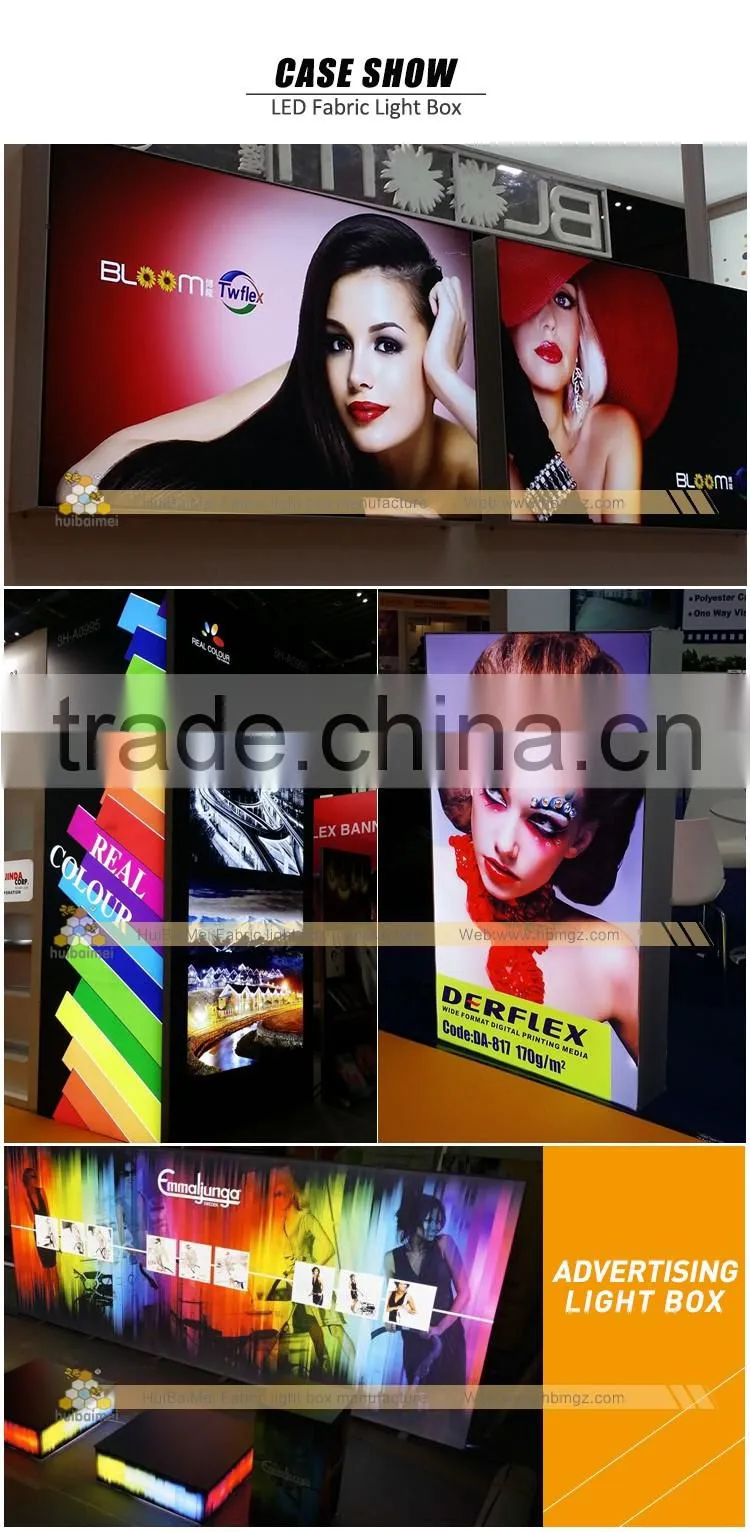 Bestsell Aluminium Textile LED Display Signboard