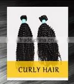 Tight baby curl weaving human hair