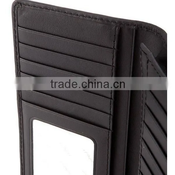 TOP qulity man leather wallet design your own wallet