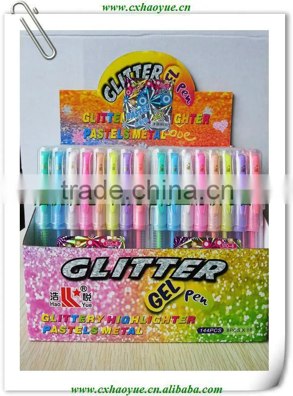 China manufacturer 100 scented colorful pen 6 colors in 1 ink